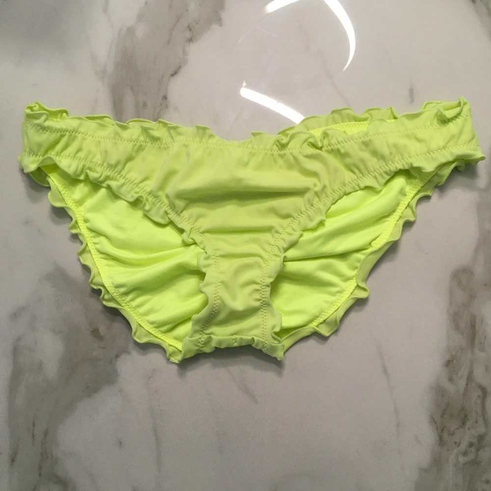 Victoria’s Secret bikini bottom, size s, neon